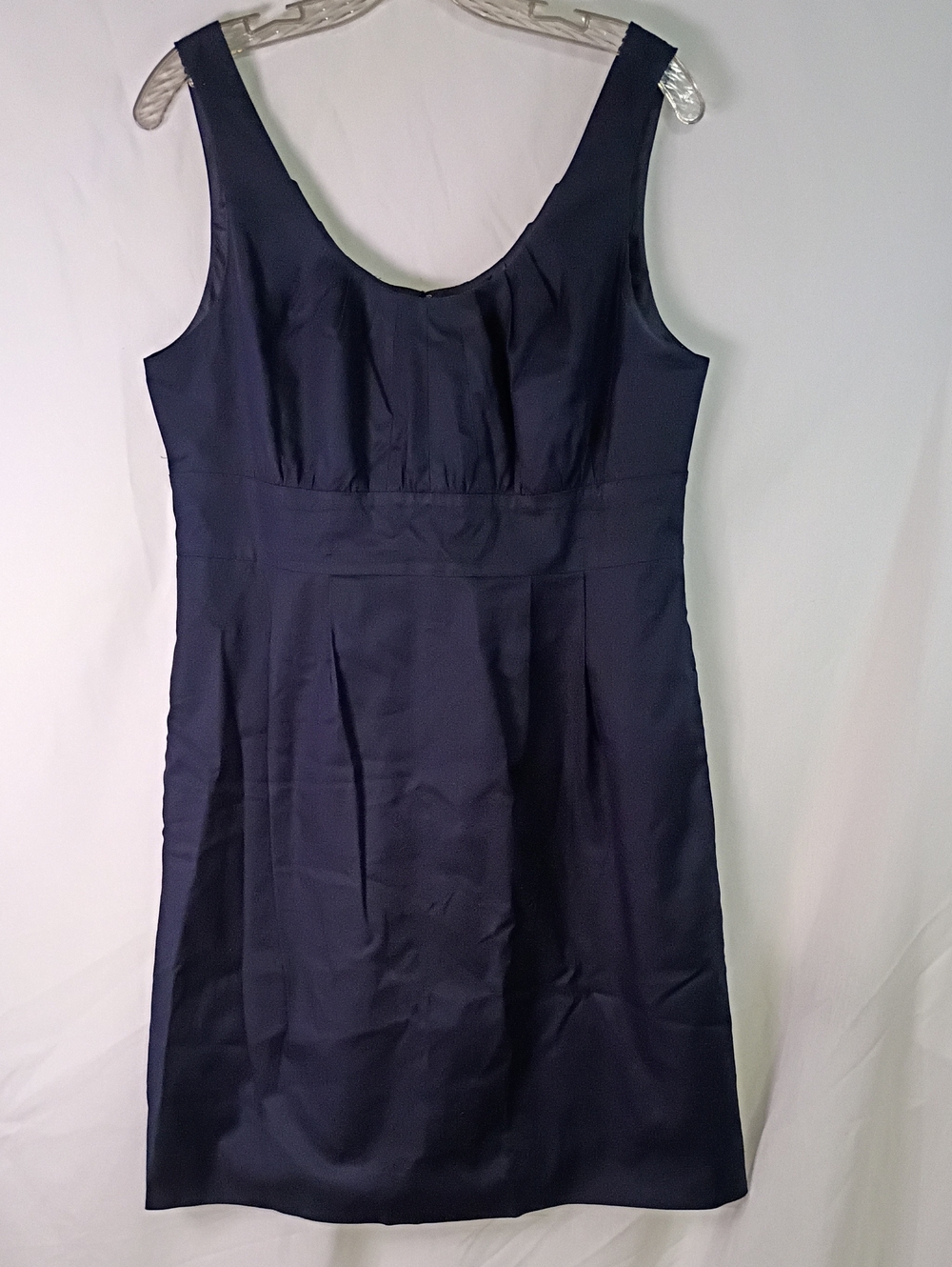 J. Crew Navy Scoop Neck Sheath Dress